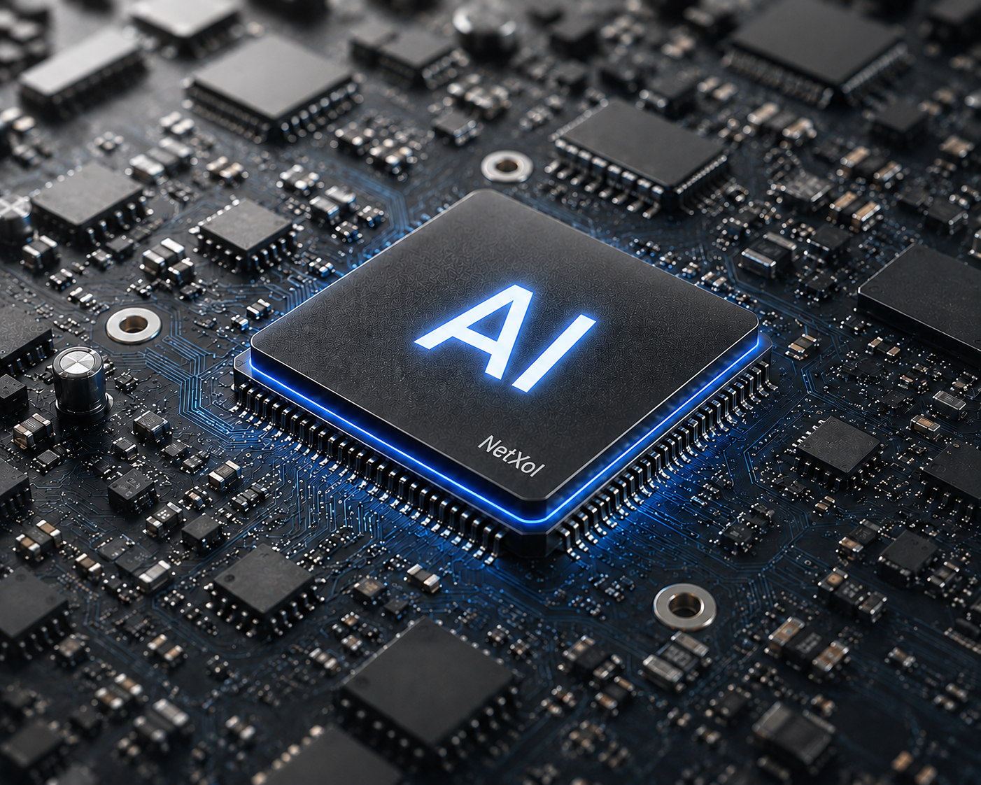 Circuit board close-up